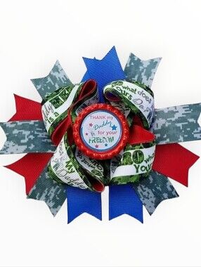 Militar Daddy Hairbow